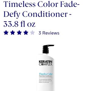 Keratin Complex Timeless Color fade defy conditioner